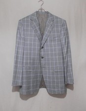 Men Ermenegildo Zegna Blazer Grey Wool 42 / XL / 3UV3