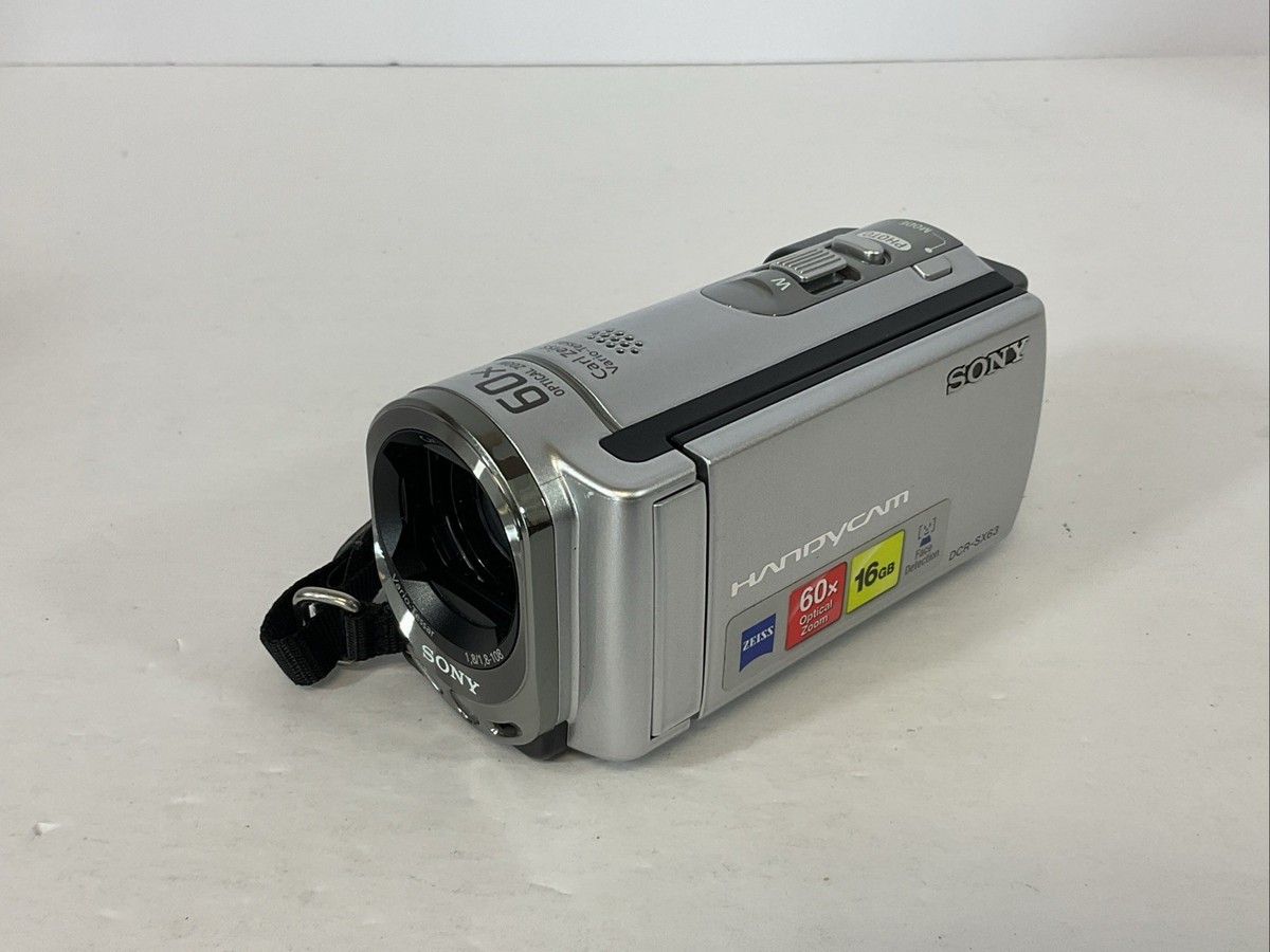 SONYハンディカム Sony DCR-SX63 16 GB Camcorder - Silver for sale online | eBay