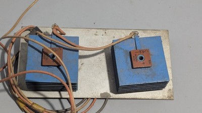 Vintage Selenium Rectifier Assembly Dual Model 400 EE Heatsink Stacks Electronic
