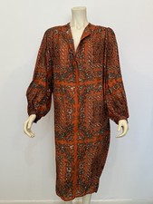 ULLA JOHNSON Midi Tunic Dress Boho Designer Collection Beach Resort  Sz Up To 8