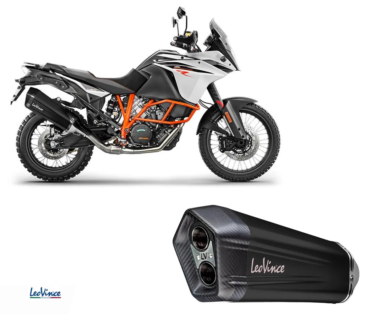 Exhausts Leovince homologated Inox LV-12 BLACK KTM 1050 ADVENTURE 2015 2016