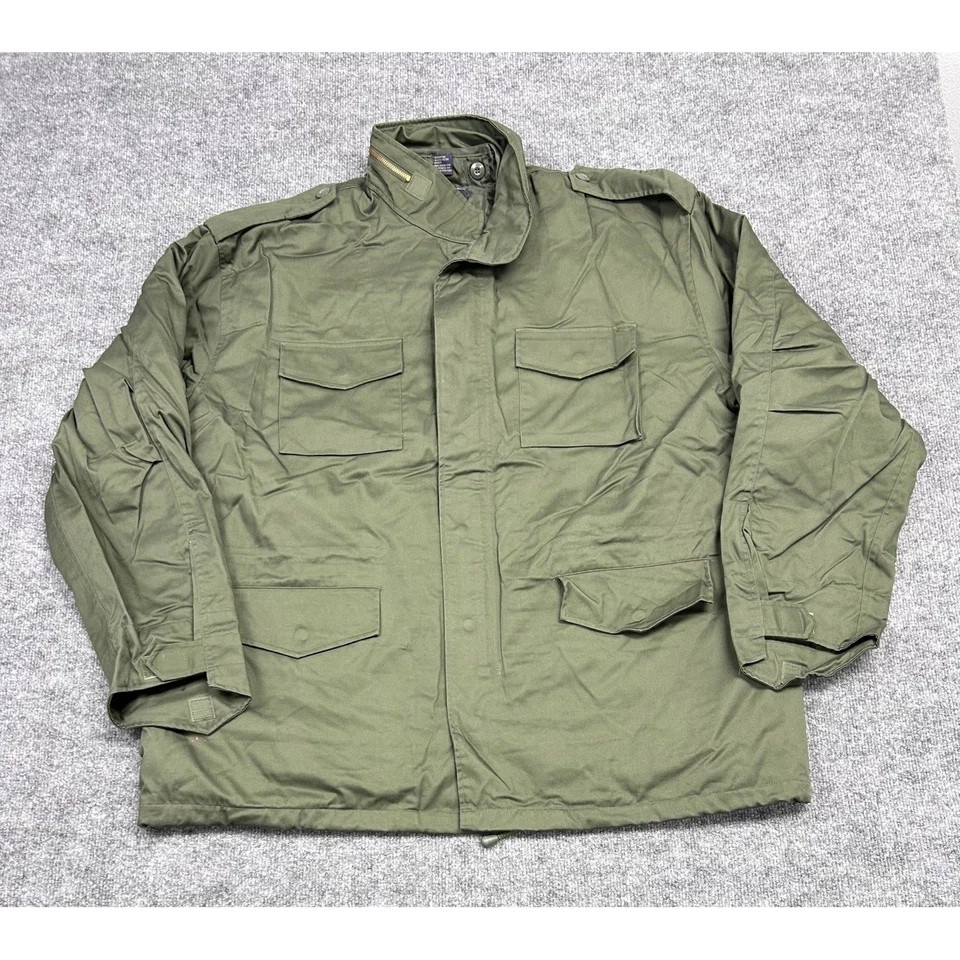 Chaqueta de Campo Jordan Craig Vintage Verde Ejército Algodón Poliéster M65 4XL Foto 4 de 4