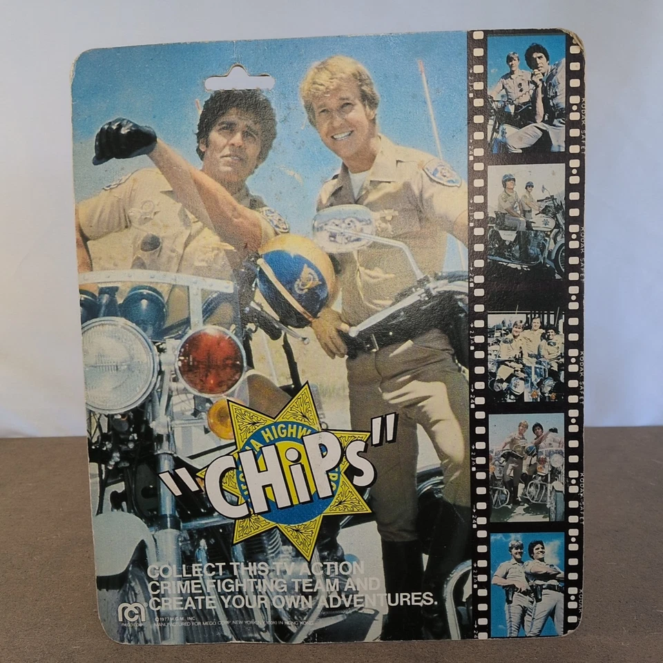 Figura de acción muñeca Mego Chips Ponch 8" sellada sin usar, en caja 1977 vintage Foto 4 de 4