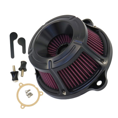 Filtro de admisión de aire rojo para Harley M8 Touring/Softail 2017-2022 - CNC aluminio - Imagen 9 de 11