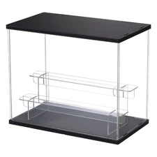 3 Tier Acrylic Display Case with LED Light Transparent Dustproof Showcase