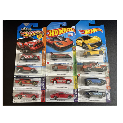 Hot Wheels Mixed Lot of 12 Cars - Muscle, Hyper, Supercars