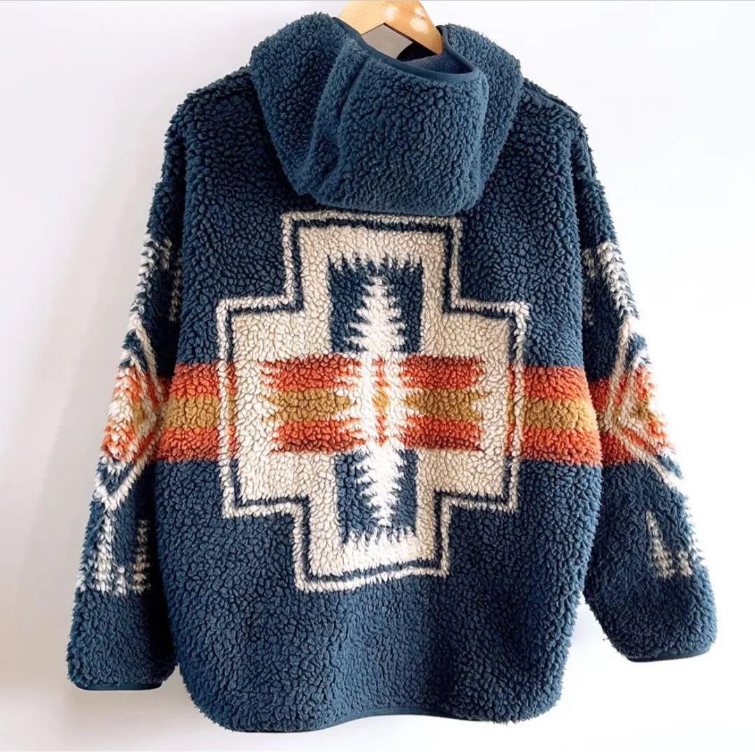 Pendleton Niko & Native Pattern Fleece Jacket L N… - image 3