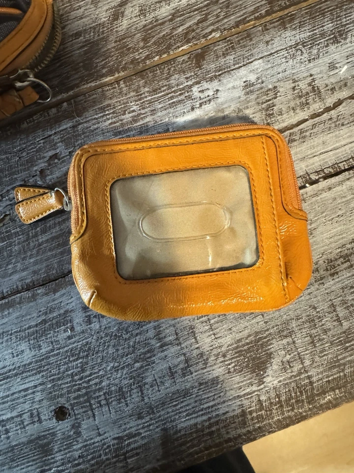 Coach Heritage Stripe Shoulder Bag In Blue And Orange With Matching Wallet - Image 4 of 4