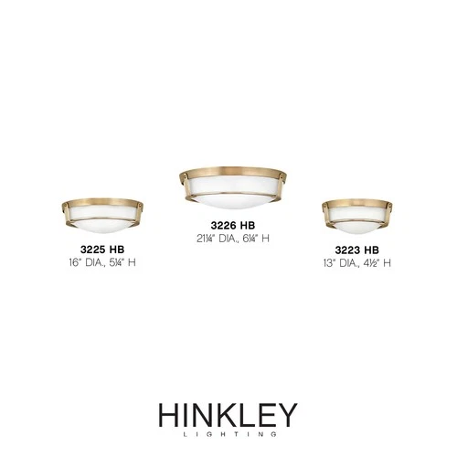 Hinkley Lighting 3225 Hathaway 3 Light 16"W Flush Mount Bowl - MultiColor - Picture 7 of 11