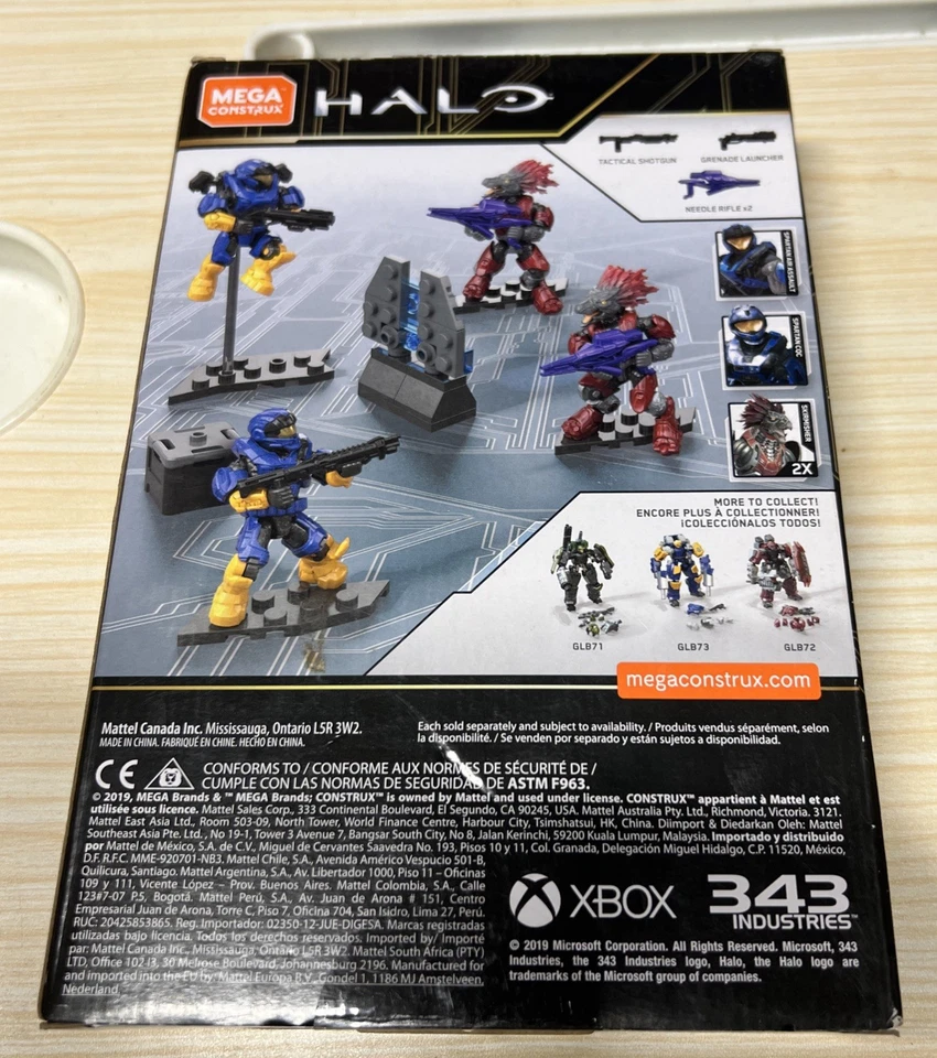 Mega Construx HALO Pro Builders UNSC MARINE GFT67 And SWORD BASE INVASION GLB 75 - Image 3 of 4