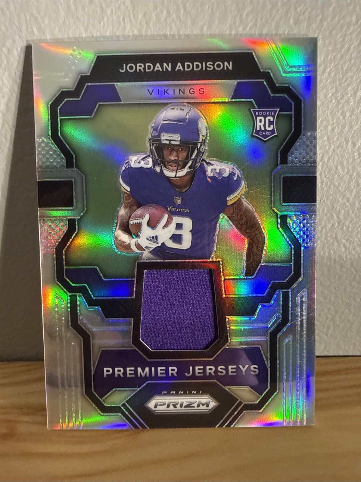2023 Panini Prizm - Premier Jerseys Jordan Addison #PJ-JA (MEM, RC)