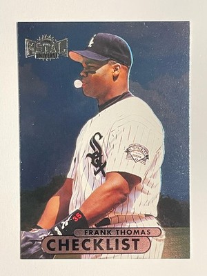 1998 Metal Universe #220 Frank Thomas Checklist White Sox