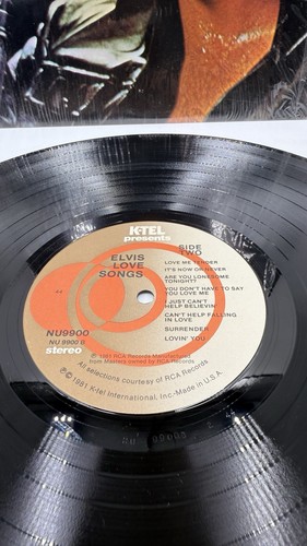 Elvis Presley ~ Love Songs ~ K-Tel Vinyl LP - Picture 14 of 16