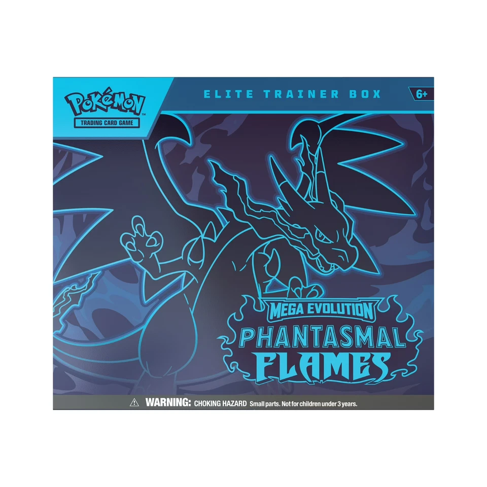 Pokemon Trading Card Game Mega Evolution Phantasmal Flames Elite Trainer Box ETB