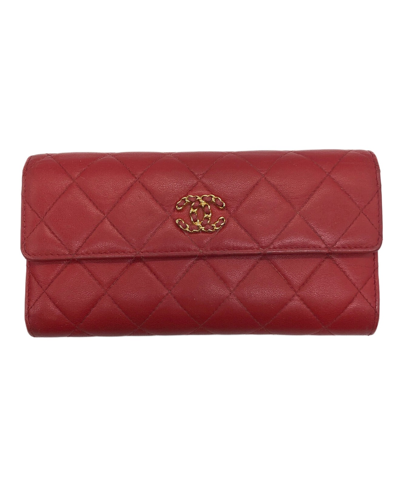 CHANEL Matelassé Long Wallet  #322