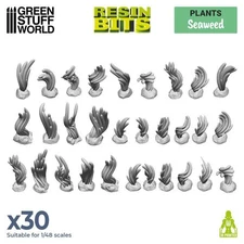 Green Stuff World GSW Resin Basing Set - Seaweeds - Scenery Diorama Wargaming Wa