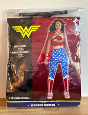 DC Wonder Woman Adult XL Regular 6-Piece Costume Set w/ Cape Tiara Gauntlets