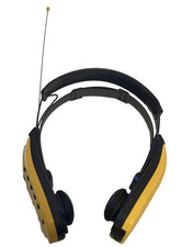 Sony SRF-M50 Sports Walkman FM Headset Radio Yellow FM Stereo Headphones - Used