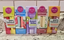 Lot Of 9 ( 5 Packs ) EOS Lip Balms