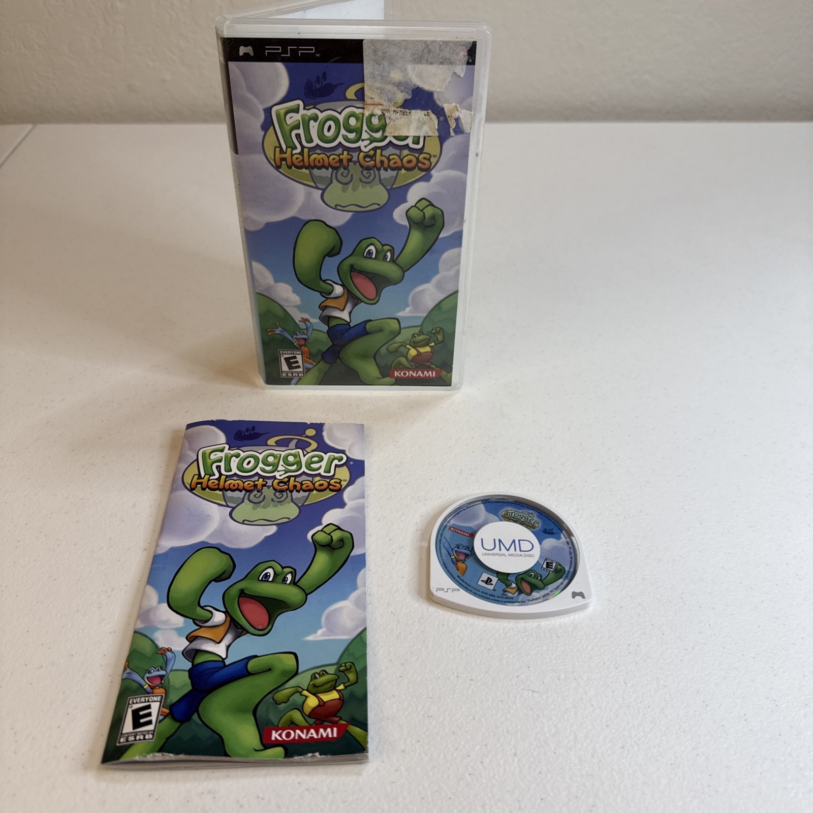Frogger Helmet Chaos (Sony Playstation Portable, 2005) PSP CIB Complete Tested