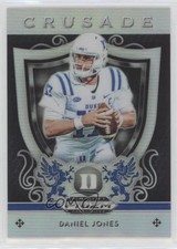 2019 Panini Prizm Draft Crusade Silver Prizm Daniel Jones #15 sq1