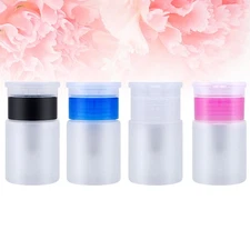 4 Pcs Pump Bottle Dispenser for Liquid Empty Foaming Bottles Cosmetics
