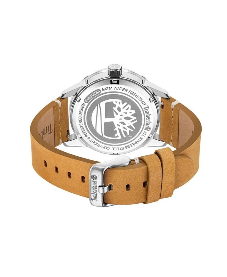 TIMBERLAND Hombres Analógico Cuarzo Informal Reloj Clásico Vestido Esfera Azul Impermeable Rou Foto 3 de 4