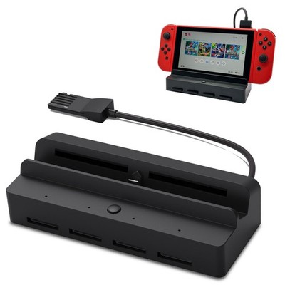 Game Card Reader für Switch/Switch OLED TV Ladestation DOBEWINGDELOU Zubehör ...
