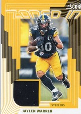 2025 Score - Zoned in Jaylen Warren #ZON-JWN Jerseys (MEM)