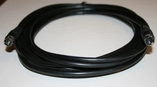 Mini-Din 9 pin Male to Male 15 ft Black Cable B Type PLEASE READ