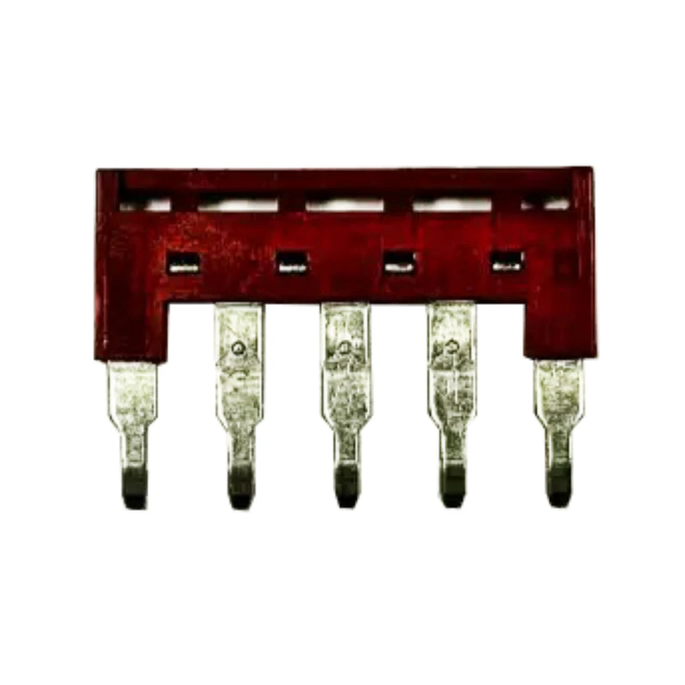 DIN Rail Terminal Block Jumpers 5 Quantity DSS4N-05P Dinkle 10 AWG 5 Pole DK4N - Image 2 of 2