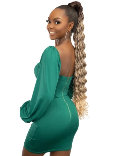 JANET COLLECTION REMY ILLUSION SNATCH WRAP DEEP"34" - Image 4 of 4