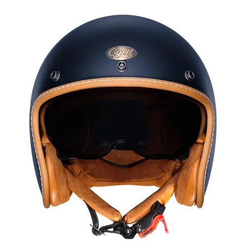 CYRIL Motorcycle Helmet 3/4 Open Face Lightweight C100 Vintage for Adult - Picture 21 of 50