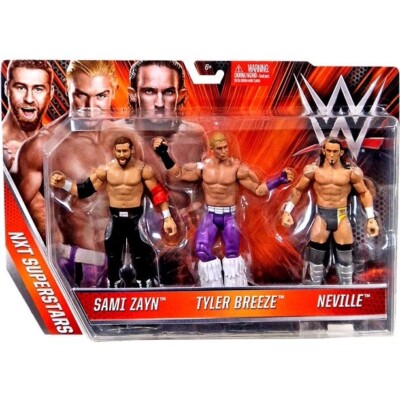 WWE フィギュア　3体セット NXT Superstars Sami Zayn Tyler Breeze Neville WWE Action