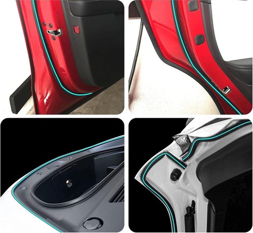Door Seal Strip Kit Rubber Weather Draft Wind Noise Reduction For Tesla model Y - Picture 6 of 10