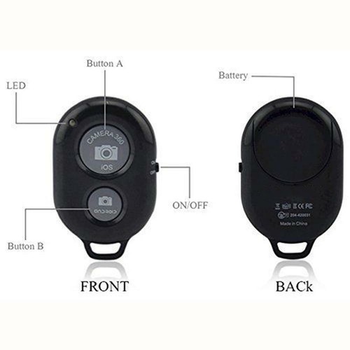 Wireless Bluetooth Remote Control For Phone Camera Monopod. G9M8 Shutter S8P9 - Zdjęcie 7 z 10