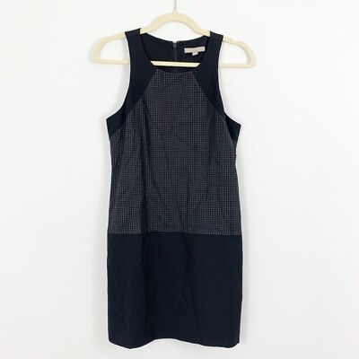 BANANA REPUBLIC Black Perforated Faux Leather Shift Career Dress Sz 2 Sleeveless | eBay BANANA REPUBLIC Black Perforated Faux Leather Shift Career Dress Sz 2 Sleeveless | eBay
