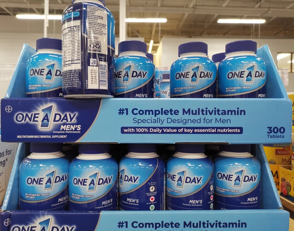 Bayer One A Day Hombre Multivitamínico Nutrientes Clave para la Salud del Hombre 300 Comprimidos Foto 2 de 4