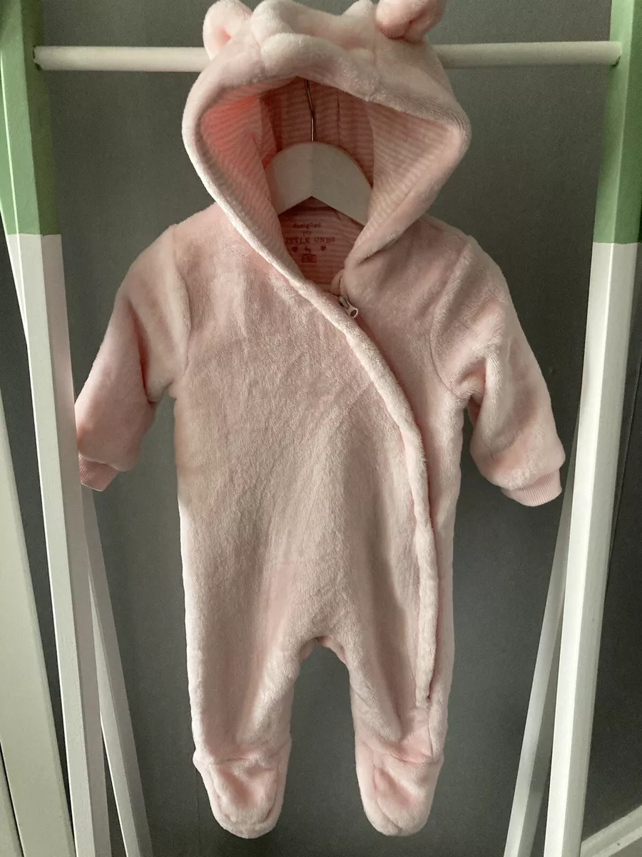 Fluffy snowsuit on sale baby