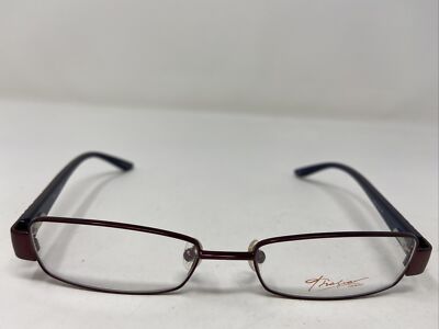 THALIA EYEGLASSES FRAME GALA ME 50-16-130 PLUM PURPLE/BLUE FULL RIM /752