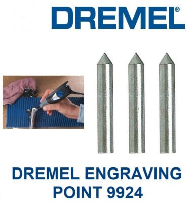 #ad 10 New Authentic Dremel Carbide Point Tip Engraving Bit 9924 1 8quot; Shank $59.99