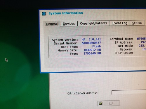 Dell Wyse Tx0D 3020 Citrix HDx Thin Client Marvel 1.2GHz 4GB SSD 2GB RAM w/mount - Picture 12 of 12