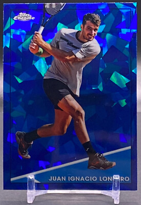 2021 Topps Tennis Chrome Sapphire #85 JUAN IGNACIO LONDERO