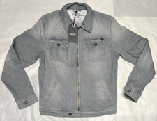 Pepe Jeans Men Or Women Designer Denim Jacket Long Sleeve Top Coat Size M