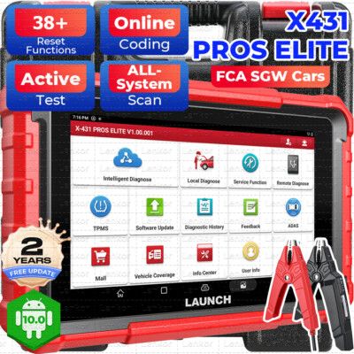 2026 LAUNCH X431 PRO Elite V + PRO5 OBD2 Scanner Car Diagnostic Tool Key Coding