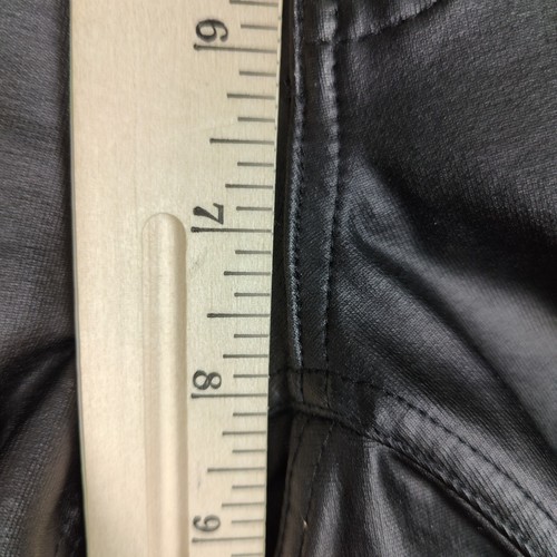 Harley Davidson Pants Womens Size 6 Faux Leather Motorcycle 32x29 Leggings Boho - Picture 11 of 15
