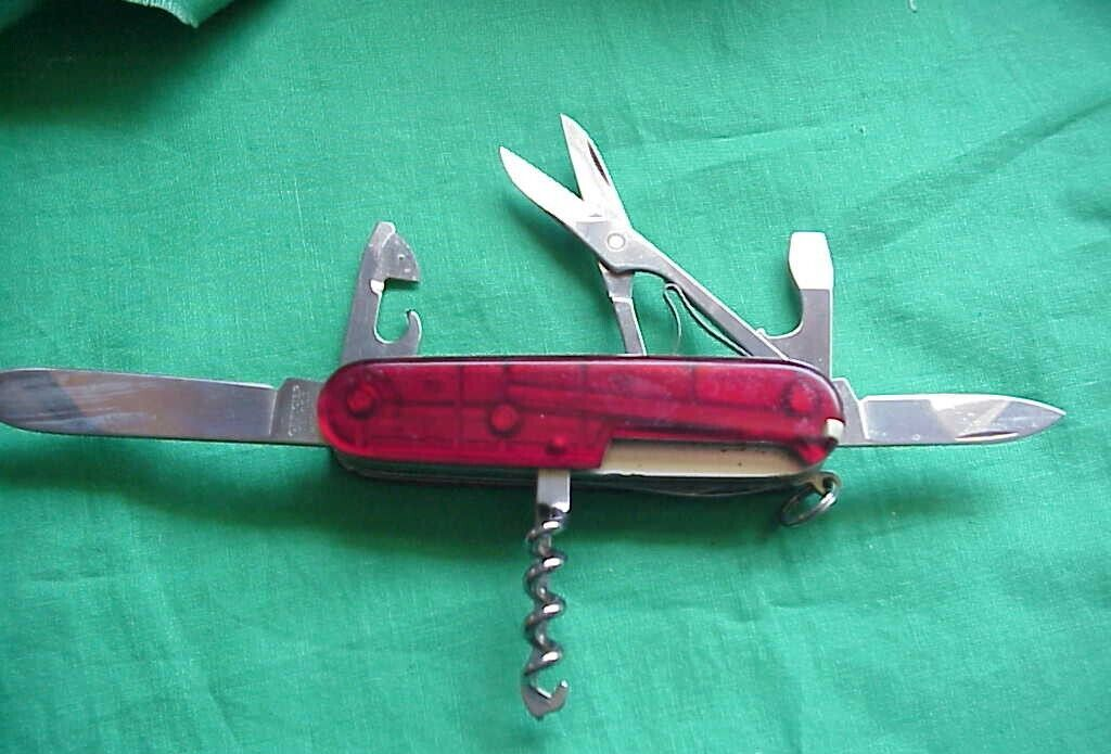 Victorinox COMET Swiss Army Knife Red 8 Tools | eBay