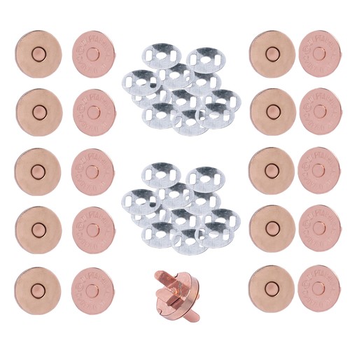 Magnetic Clasp Snap Fastener Closure Button Bag Buckle for Handbags Coat 2-50pcs - Picture 7 of 43