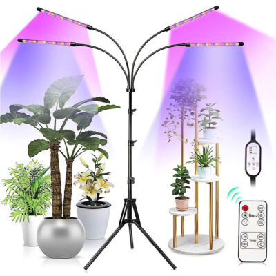 LED Pflanzenlampe Zimmerpflanzen Vollspektrum Grow Panel Pflanzenlicht Flower