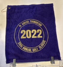 PI Omega Foundation 29th Annual Classic Golf Towel Made In USA 18x16